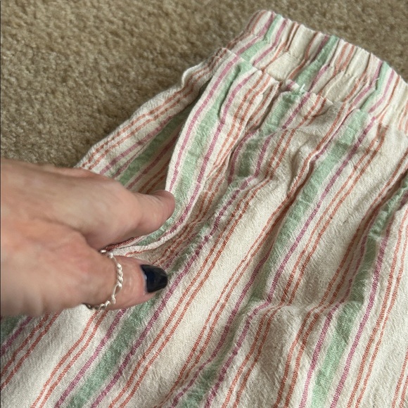 Pink Lily Multicolor Striped Women Shorts and matching jacket/shirt - Picture 6 of 7